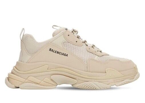 Men's Balenciaga ‘Triple S’ Cream Shoes 080